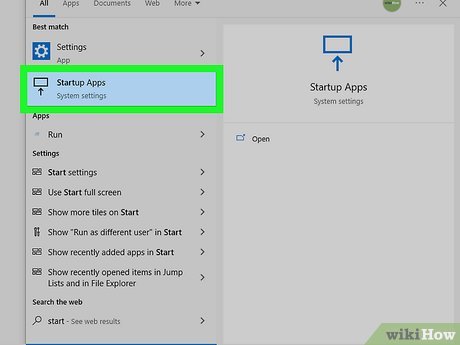 Step 6 Open your Startup Apps.